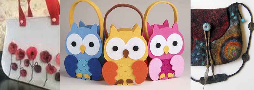 Çocuklarınız için 8 farklı keçeden çanta modeli